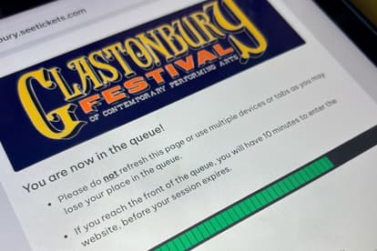 Glastonbury 2027 tickets gone within 42 minutes of queue opening