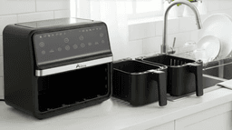 Save 65% on this Dual Basket Air Fryer with Touchscreen