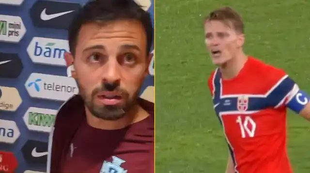 Bernardo gives blunt four-word response after Ødegaard accused him of tackle that ‘doesn’t belong in football’ Bernardo gives blunt four-word response after Ødegaard accused him of tackle that ‘doesn’t belong in football’