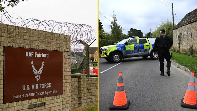 Police say RAF Fairford terror suspects are all British men in 20s Police say RAF Fairford terror suspects are all British men in 20s