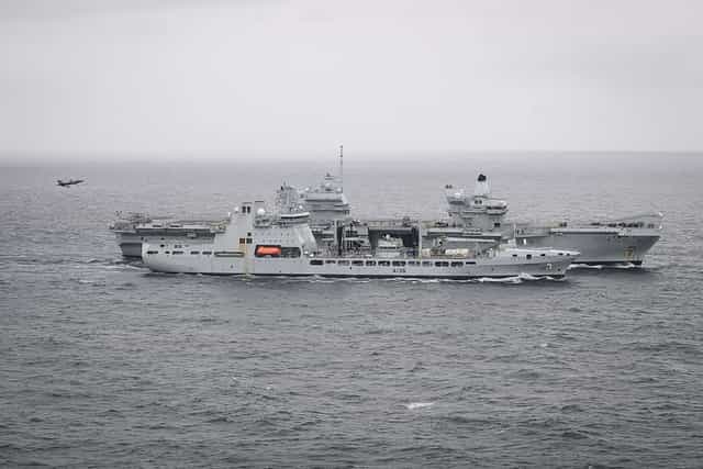 Russian warship carried out live-firing exercises just off the coast of Plymouth Russian warship carried out live-firing exercises just off the coast of Plymouth