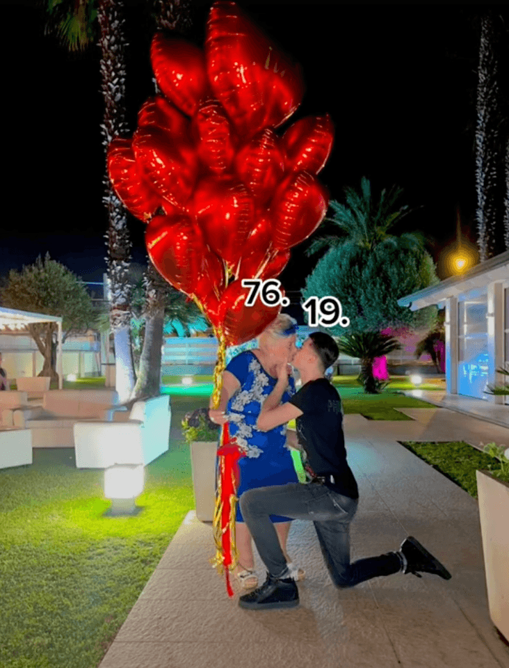 Gran, 76, and her 19-year-old lover go viral after teen reveals proposal video on TikTok