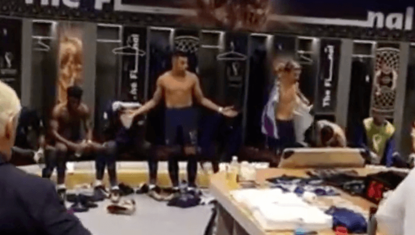Kylian Mbappé’s x-rated half time team talk has gone viral