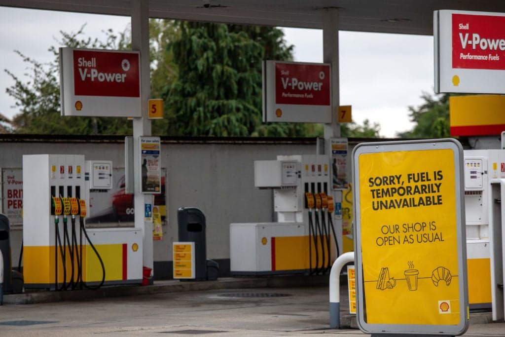 Up to 90% of petrol stations have run dry
