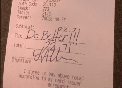 Woman sparks huge TikTok debate after refusing to tip waitress and telling her ‘do better’