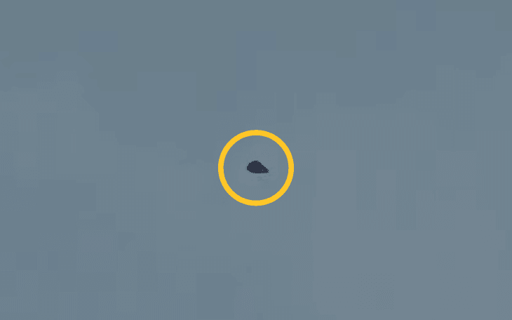 Mysterious UFO spotted floating over city for two hours leaves locals stunned
