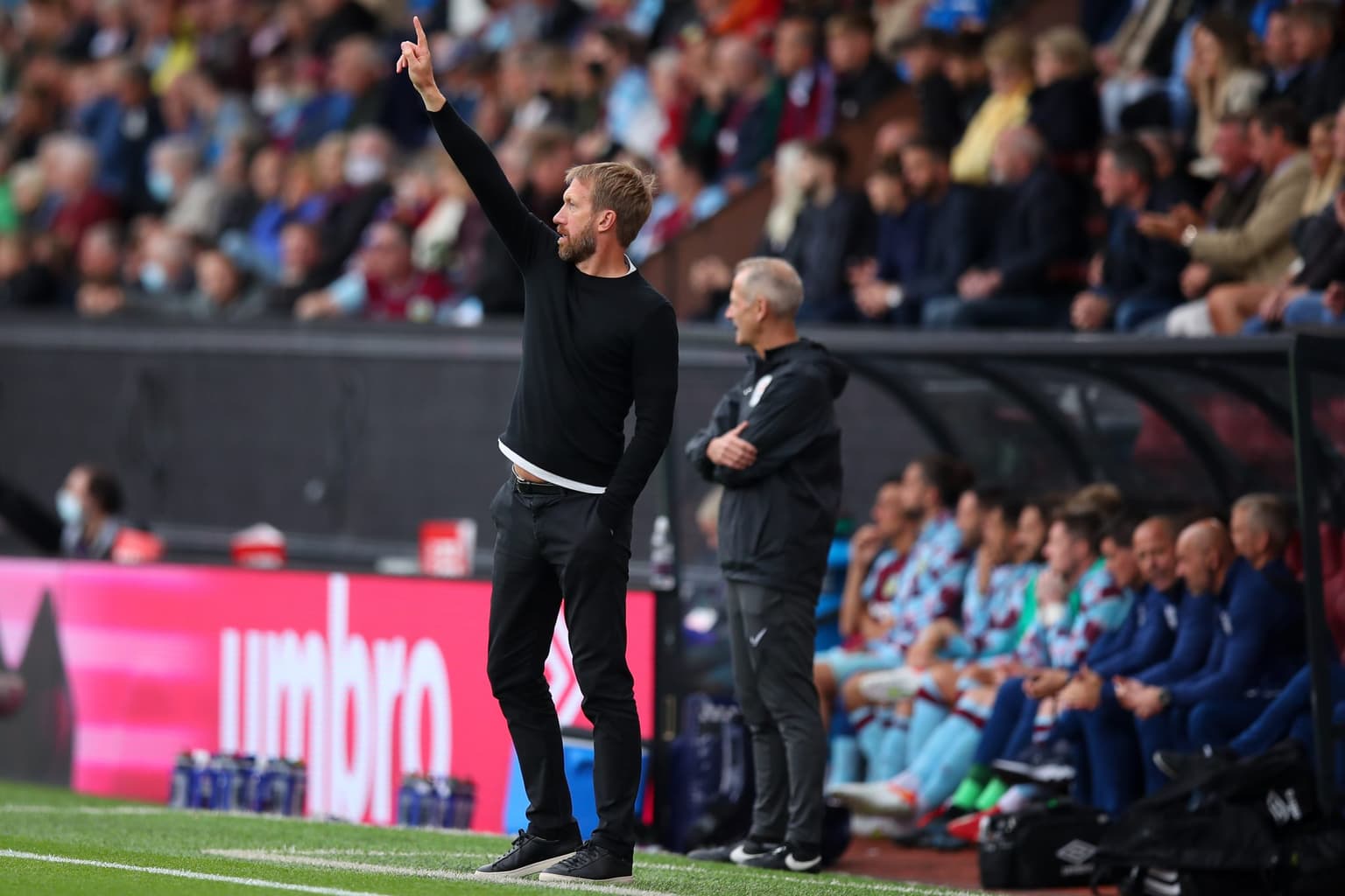 Graham Potter tells Brighton fans to stop shouting ‘shoot’ at his players