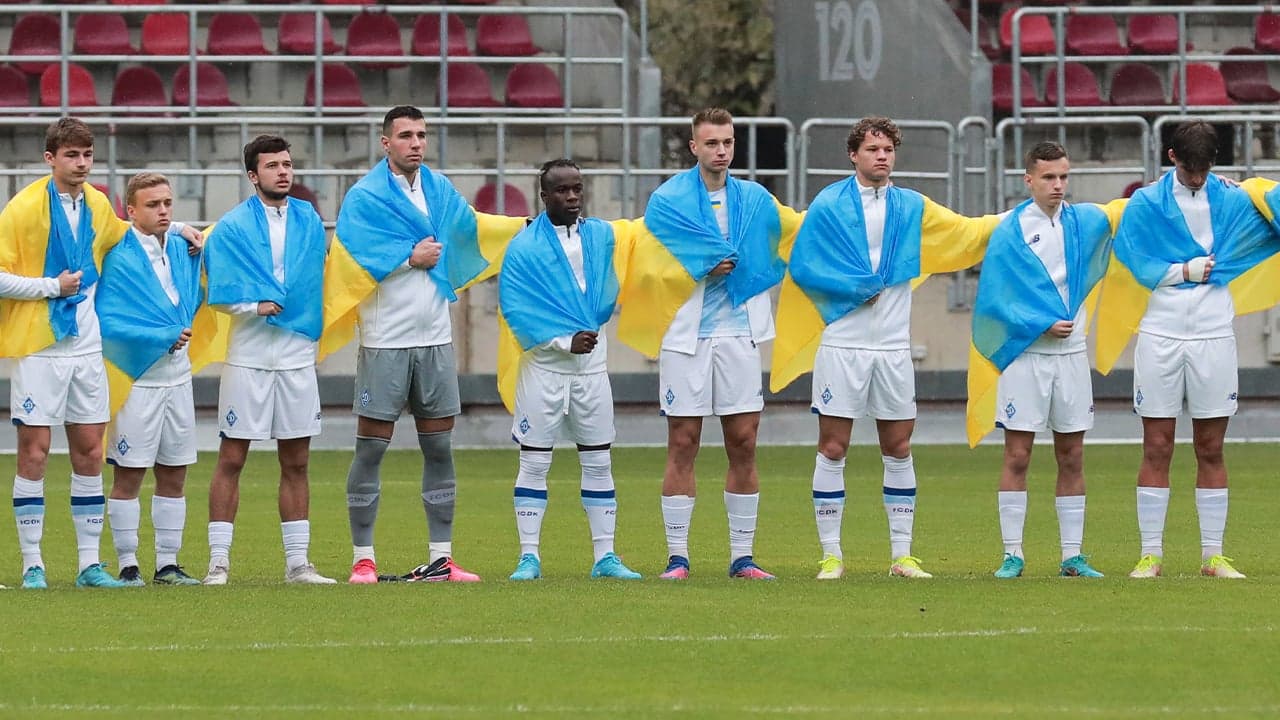 Dynamo Kyiv U19s become first Ukrainian team to play a match since Russian invasion