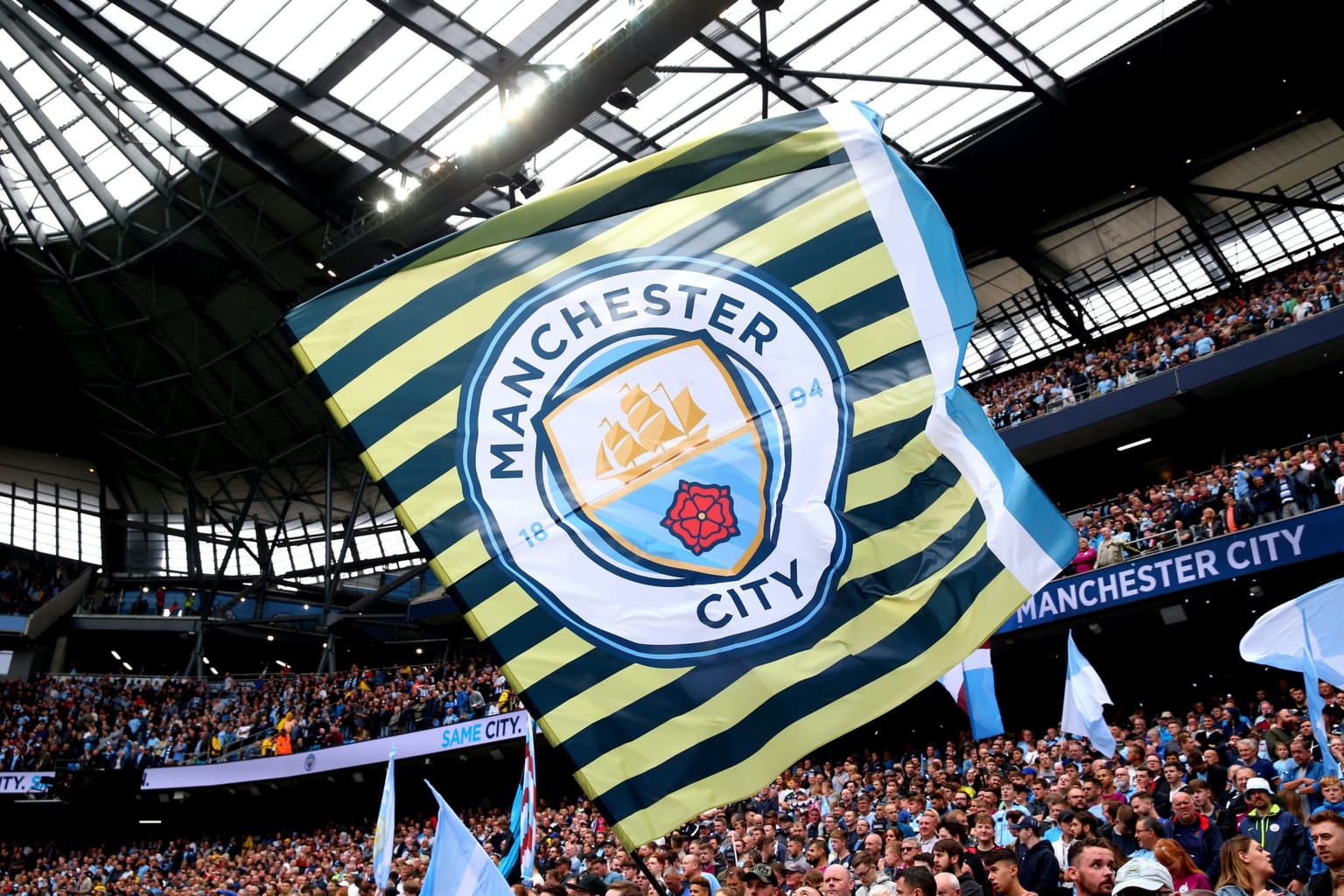 Two football fans charged following Manchester City’s win against Villa