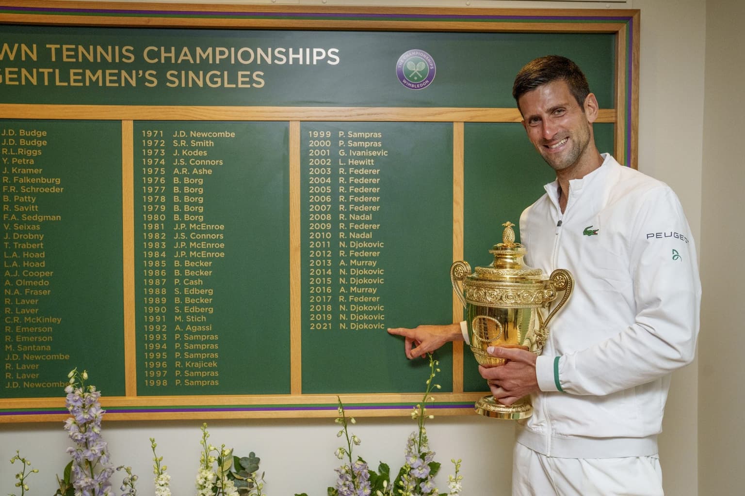 Wimbledon to drop Mrs and Miss on women’s honours board to match men’s titles