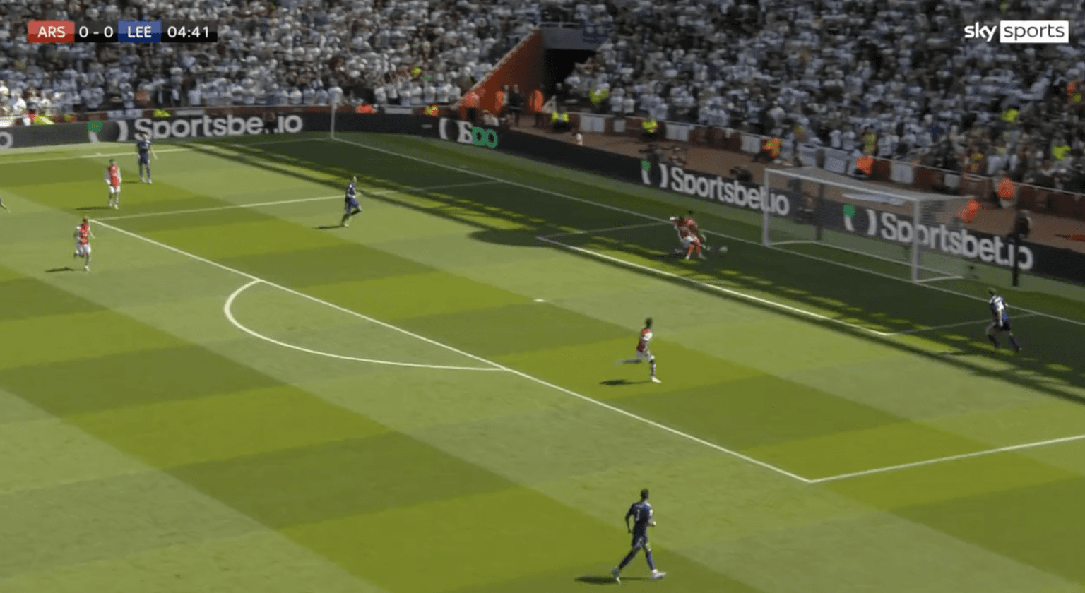 Illan Meslier makes shocking mistake to gift Arsenal the lead against Leeds