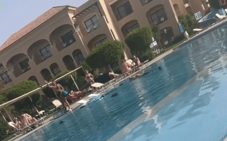Man ‘caught cheating in Ibiza’ humiliated by girlfriend who gets dramatic poolside revenge