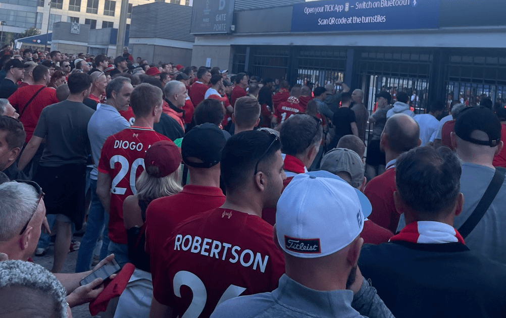 Supporters ‘tear gassed’ and denied entry to Champions League final in Paris
