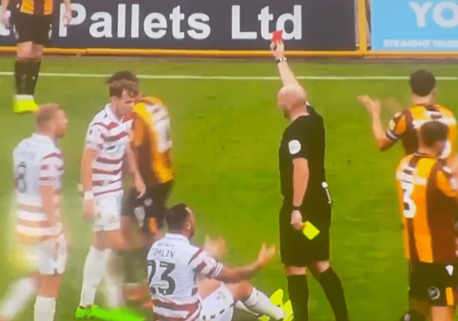 We’ve already seen the most bizarre red card of the football season