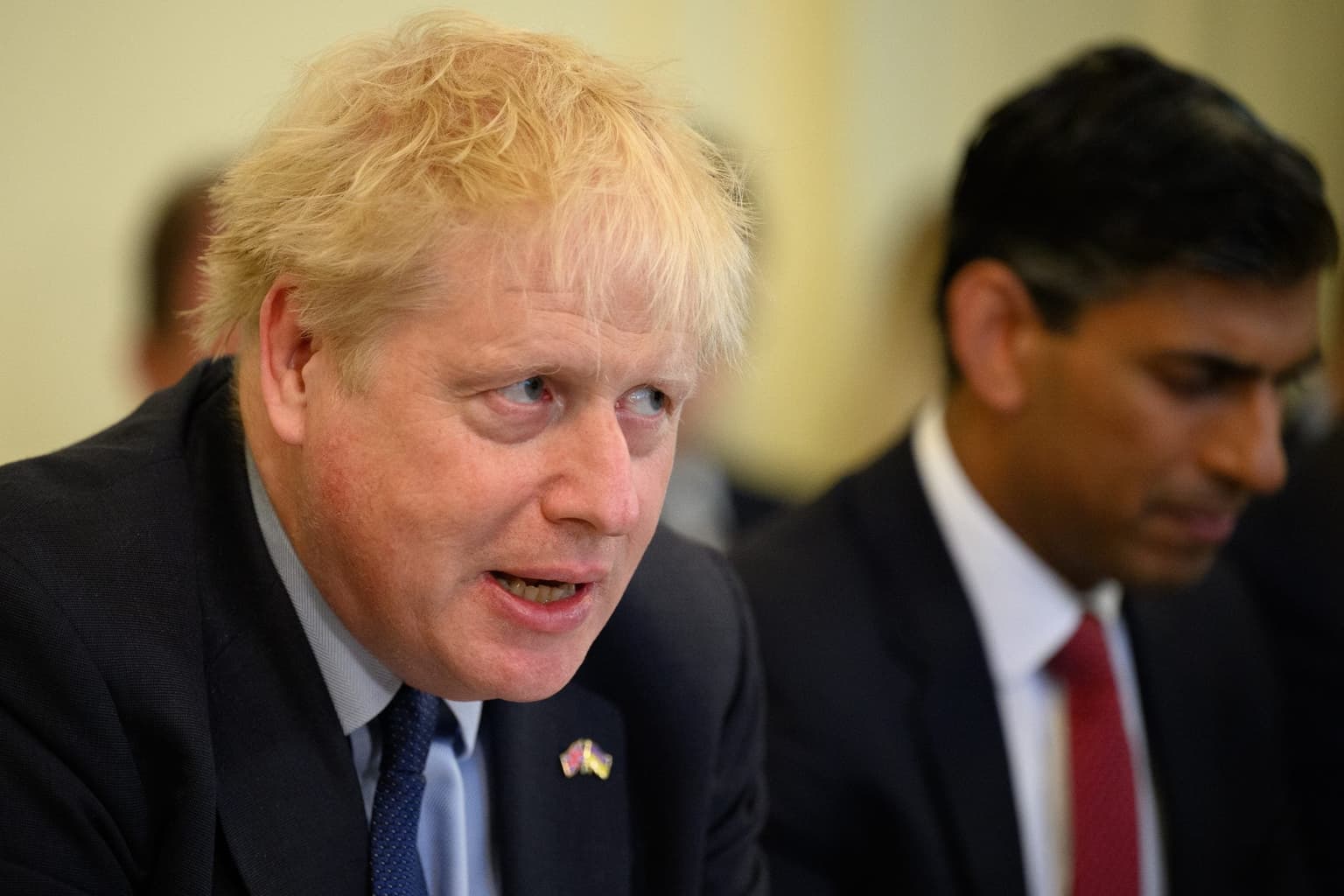 Boris Johnson is begging failed Tory leadership candidates to back ‘anyone but Rishi Sunak’, reports claim