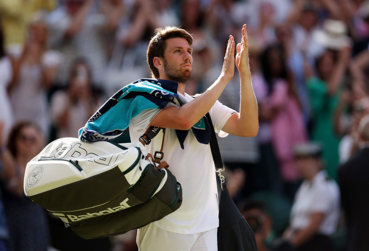 Cameron Norrie’s Wimbledon dream over after heroic opening-set win against Novak Djokovic