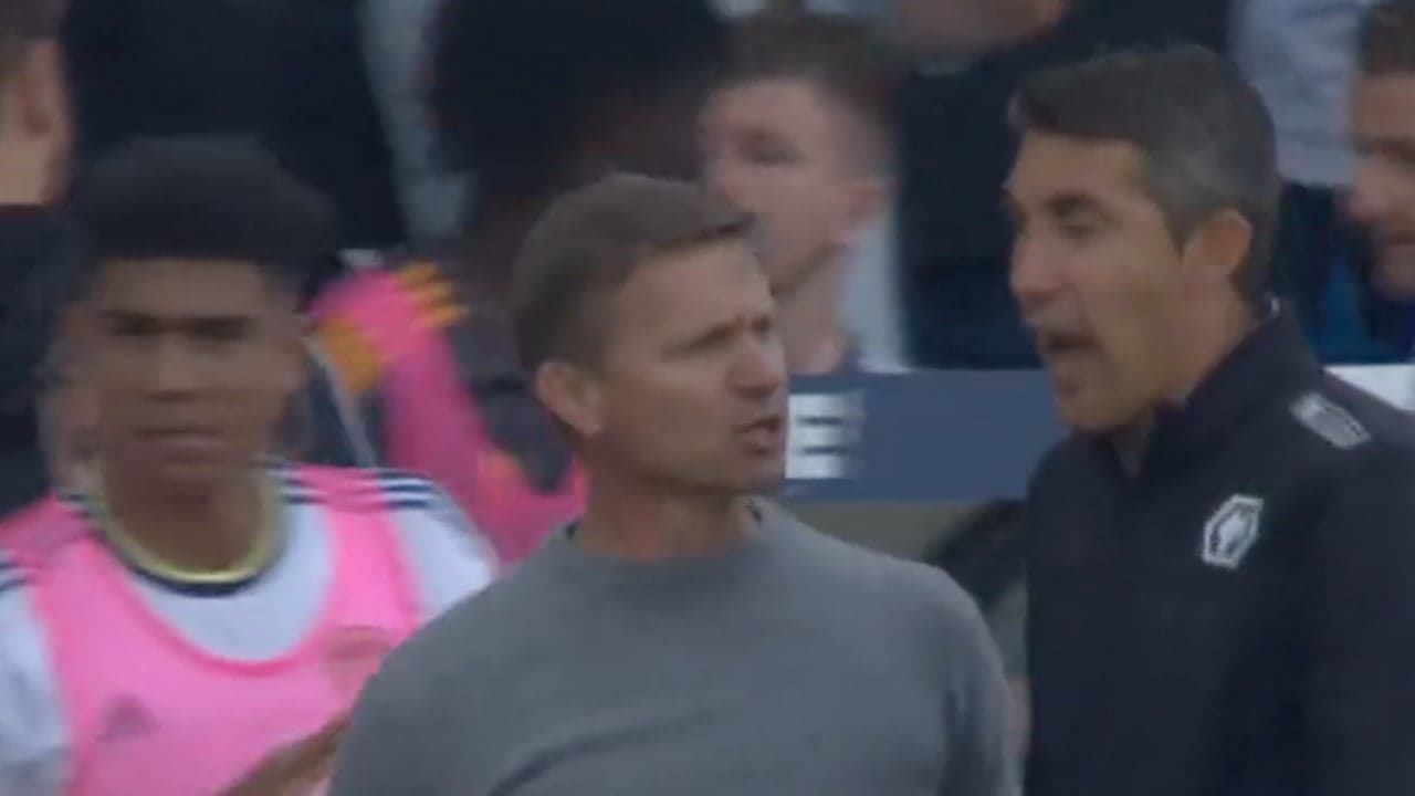 Jesse Marsch and Bruno Lage involved in heated altercation after full-time whistle
