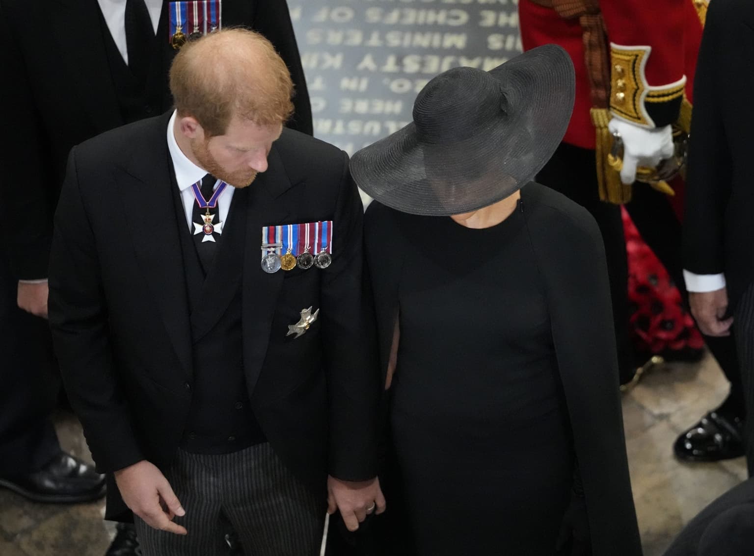 People left divided after debating Prince Harry’s seating position at Queen’s funeral