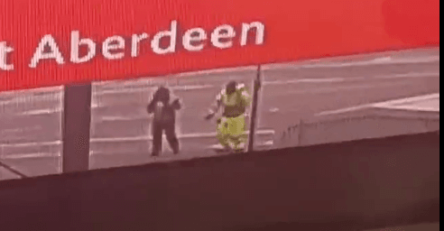 Aberdeen airport staff accused of ‘taking the piss’ after video shows them flossing as Royals race to Queen’s bedside