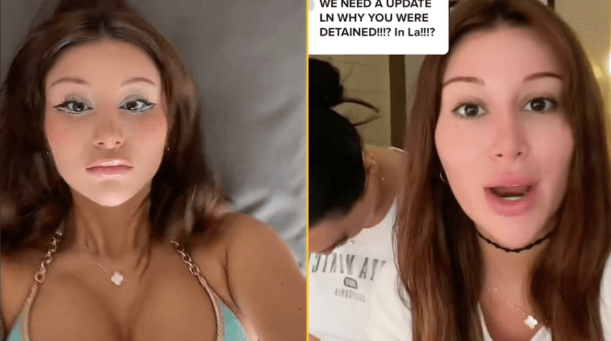 Woman says she was detained at airport for being ‘too pretty’