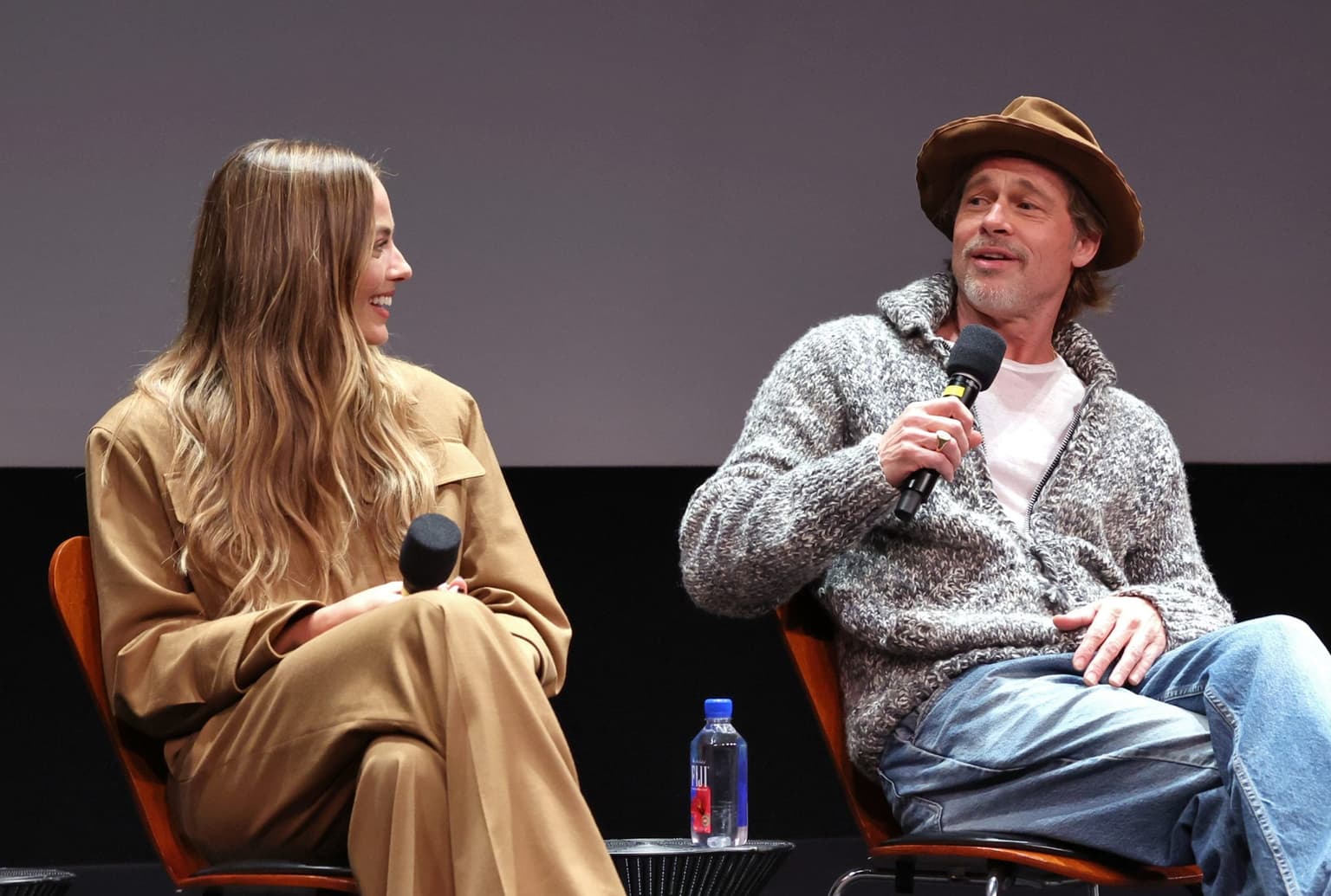 Margot Robbie admits Brad Pitt kiss ‘wasn’t in the script’ – but it was her only chance