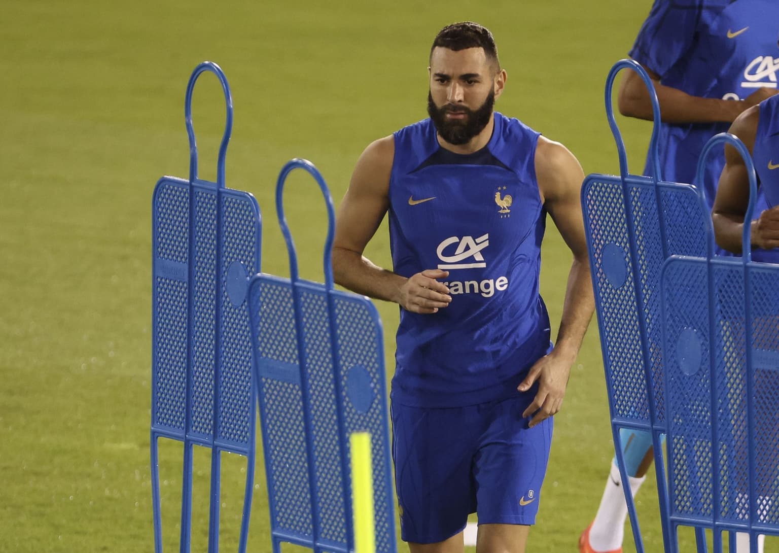 Karim Benzema and France teammate give final answer World Cup final invitation