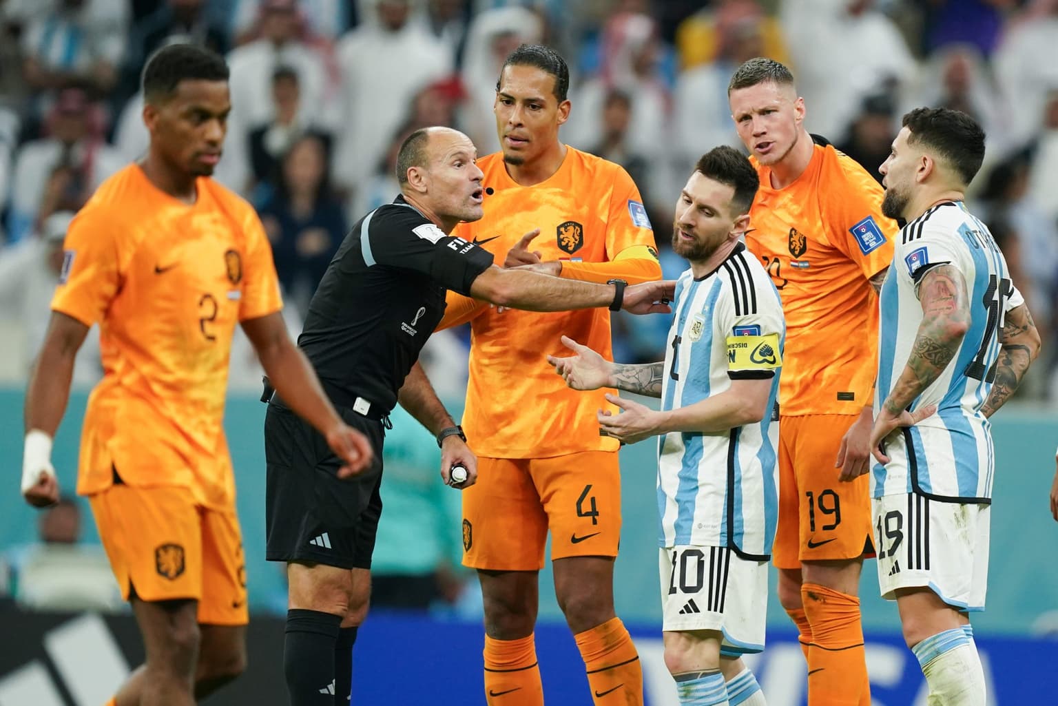 Unpopular World Cup referee sent home after display in Argentina’s game against Holland