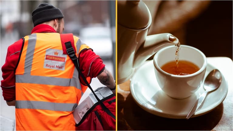 Postmen suspended by Royal Mail for drinking cups of tea in the pub on their break Postmen suspended by Royal Mail for drinking cups of tea in the pub on their break