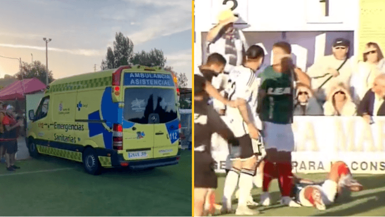 Diego Simeone’s son left hospitalised after horror tackle in friendly Diego Simeone’s son left hospitalised after horror tackle in friendly
