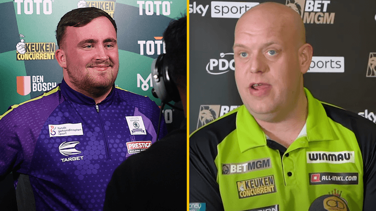 Luke Littler makes Michael van Gerwen eat his words on Premier League debut Luke Littler makes Michael van Gerwen eat his words on Premier League debut