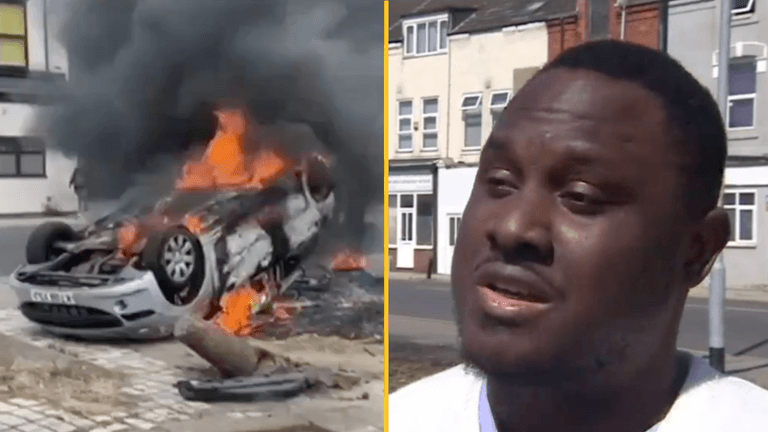 Over £60k raised for carer whose car was torched during riot Over £60k raised for carer whose car was torched during riot