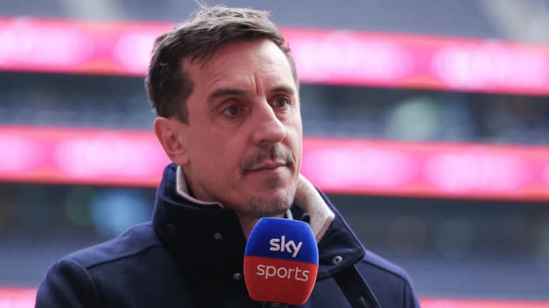 Gary Neville apologises for on-air commentary during Manchester derby Gary Neville apologises for on-air commentary during Manchester derby