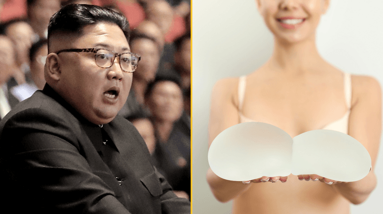 Kim Jong-Un orders North Koreans to check women for ‘unsocialist’ breast implants Kim Jong-Un orders North Koreans to check women for ‘unsocialist’ breast implants