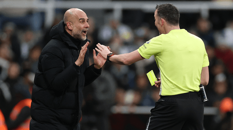 Pep Guardiola tears into VAR after disallowed Semenyo goal Pep Guardiola tears into VAR after disallowed Semenyo goal