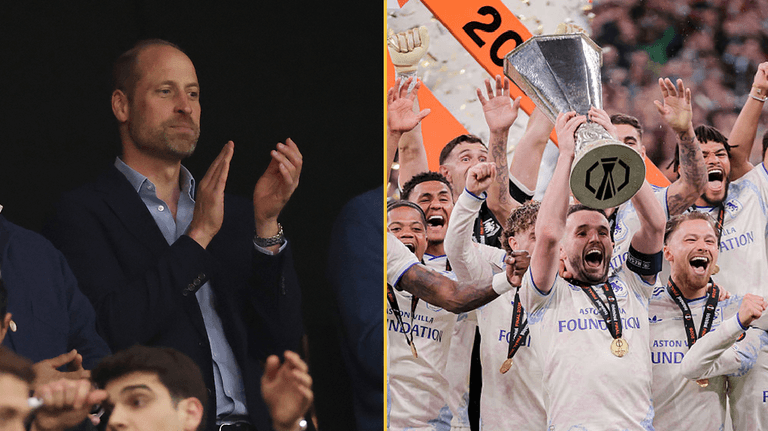The reason why Prince William supports Aston Villa revealed as they win Europa League The reason why Prince William supports Aston Villa revealed as they win Europa League