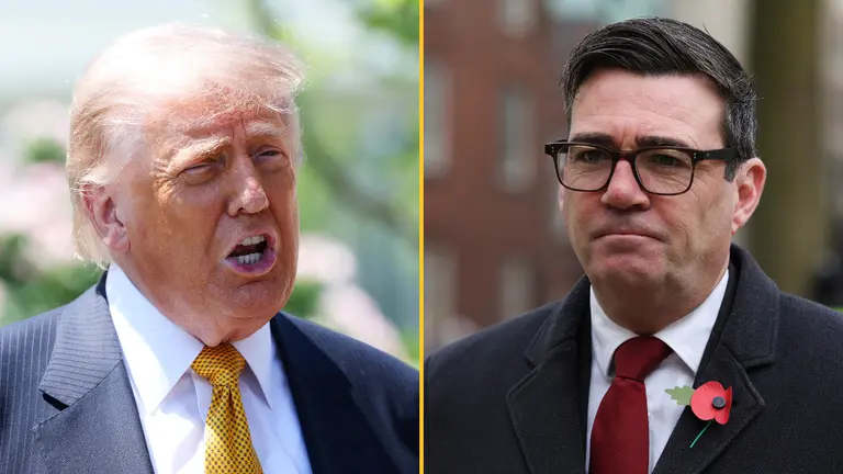Donald Trump shares first thoughts on ‘mayor of a town’ Andy Burnham Donald Trump shares first thoughts on ‘mayor of a town’ Andy Burnham