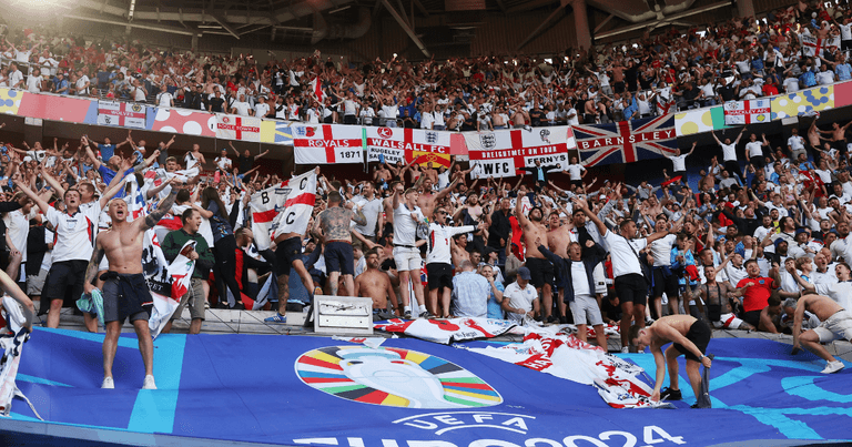 England fans face being kicked out of stadium for chants during World Cup England fans face being kicked out of stadium for chants during World Cup