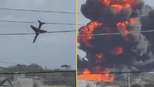 Emergency crews rush to scene as RAF jet crashes in Wales Emergency crews rush to scene as RAF jet crashes in Wales