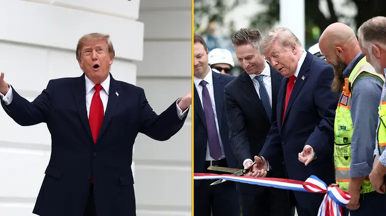 Trump’s attack on the press ‘backfires’ as microphones go silent during White House event Trump’s attack on the press ‘backfires’ as microphones go silent during White House event