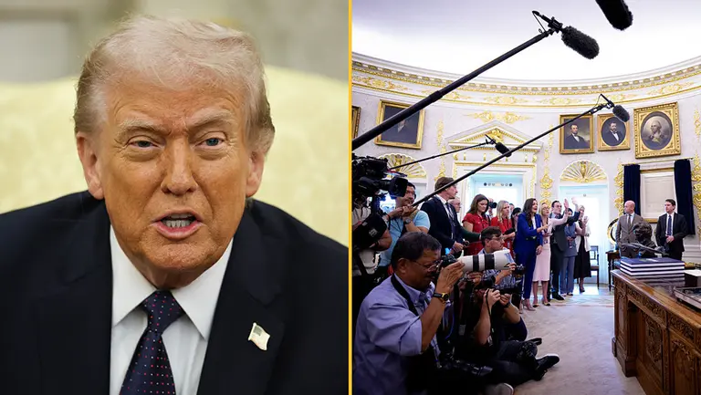Trump announces ban on a number of media organisations from White House Trump announces ban on a number of media organisations from White House