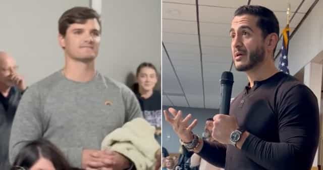 Senate candidate Abdul El-Sayed dismantles heckler’s ‘muslim brotherhood’ question Senate candidate Abdul El-Sayed dismantles heckler’s ‘muslim brotherhood’ question