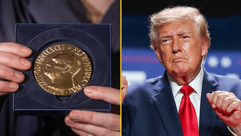 Trump fails to get Nobel Peace Prize yet again as human rights campaigner is awarded Trump fails to get Nobel Peace Prize yet again as human rights campaigner is awarded