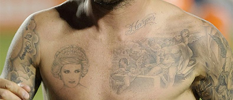 Mason isn't a one-off: more footballers with unusual tattoos 