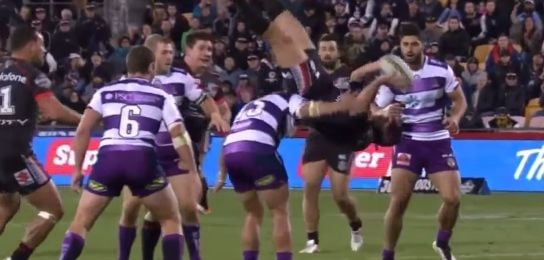 Nathan Friend's back-flip pass and the greatest rubgy league try you'll ...