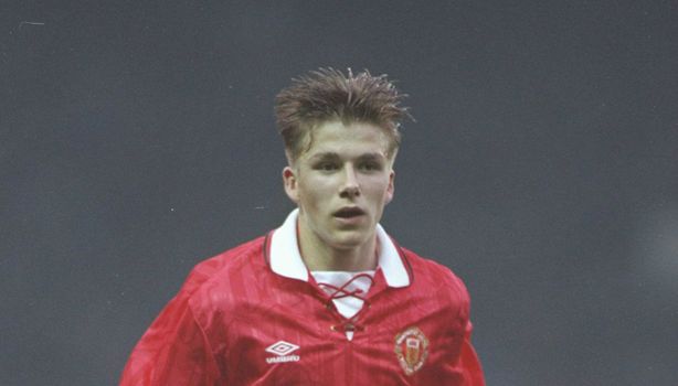 A fresh-faced David Beckham made his Manchester United debut 23 years ago  (Video) 