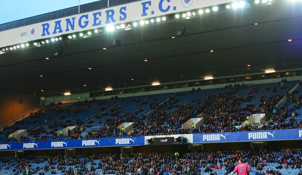 Rangers supporters pay respects ahead of Remembrance Sunday with huge ...