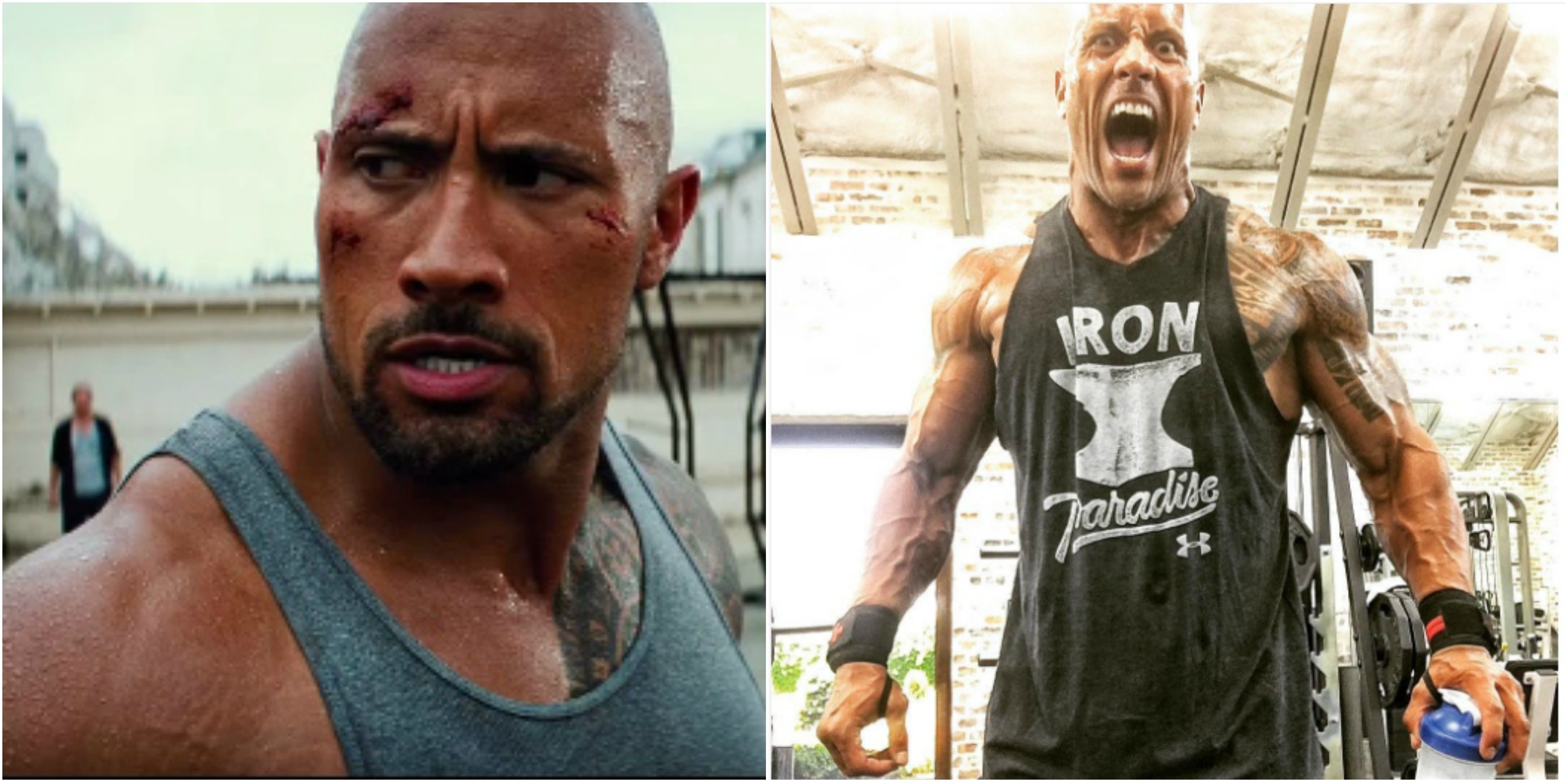 WWE legend The Rock's incredible body transformation over past 30