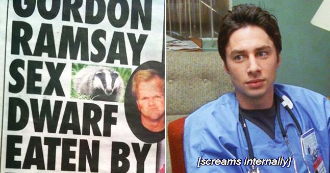 Scrubs Star Zach Braff Is Loving This Story About A Dead Gordon Ramsay 