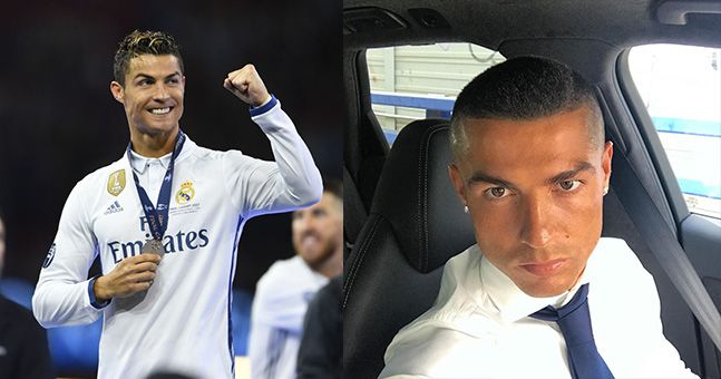 Cristiano Ronaldo fans express their disbelief at his newly-shaved head ...