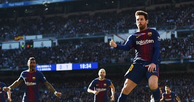 Lionel Messi lost a shoe, then danced past Real Madrid for an